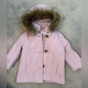 Jessica Simpson pink coat, size 24 months.
